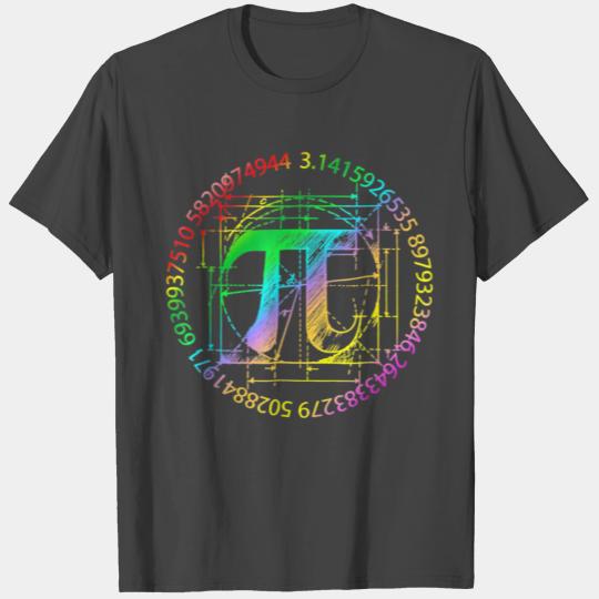 3-14 Pi Math Teacher Happy Pi Day T Shirts