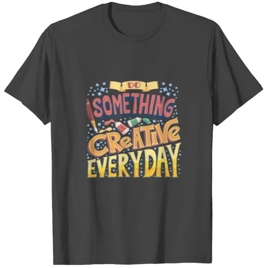 Do something creative with popular lettering desig T Shirts