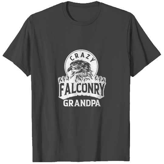 Falconry Gift Idea | Falconers Falcons Grandpa T Shirts