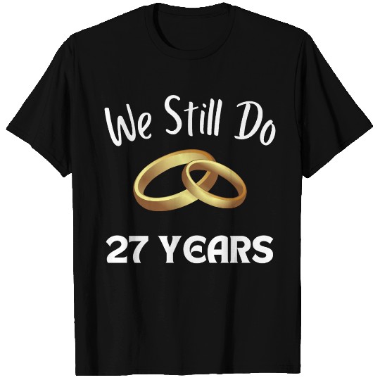 Anniversary Gift For Couples 27 Years T Shirts