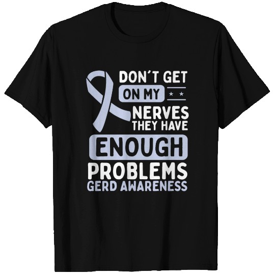 Gerd Awareness Periwinkle Ribbon Gerd Gerd Fighter T Shirts