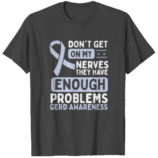 Gerd Awareness Periwinkle Ribbon Gerd Gerd Fighter T Shirts