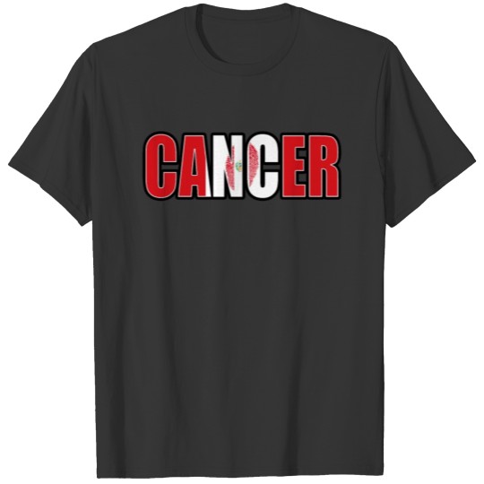 Cancer Peruvian Horoscope Heritage DNA Flag T-shirt