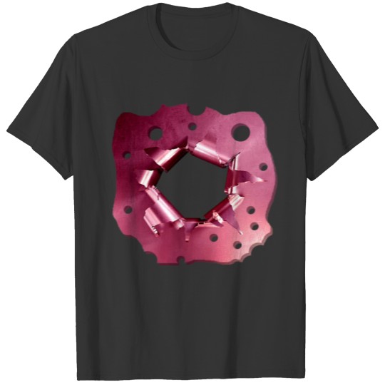 punctured T-shirt