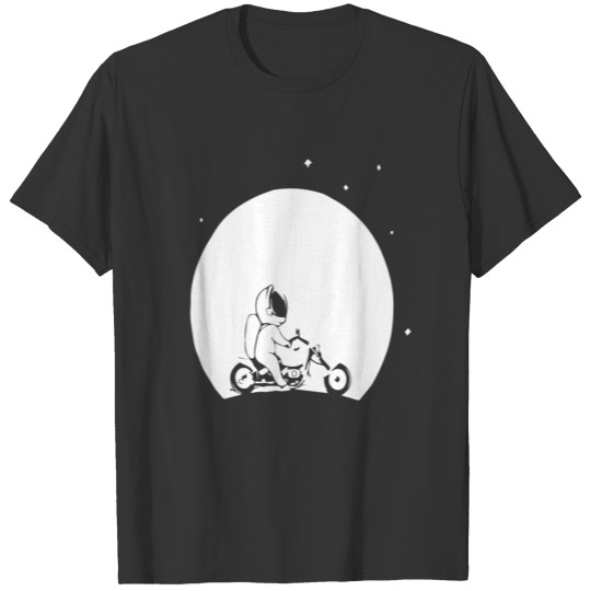 Astronaut Rides On A Motorcycle T-shirt