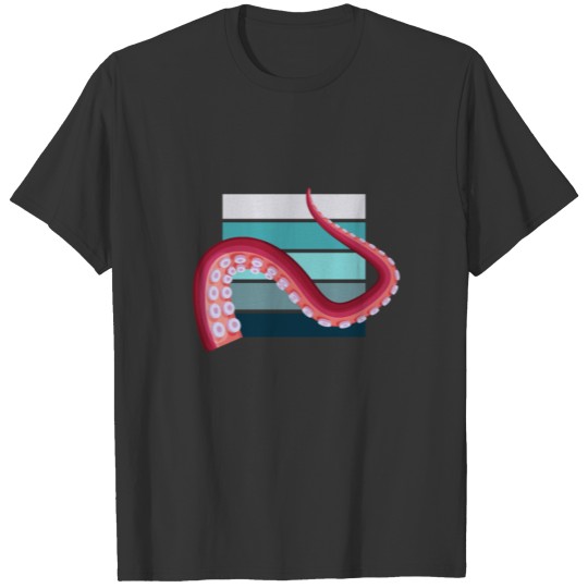 Octopus Retro Vintage Design T-shirt