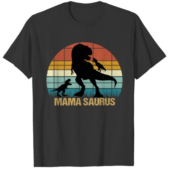 Mamasaurus T Rex Dinosaur Mama Saurus Family T-shirt