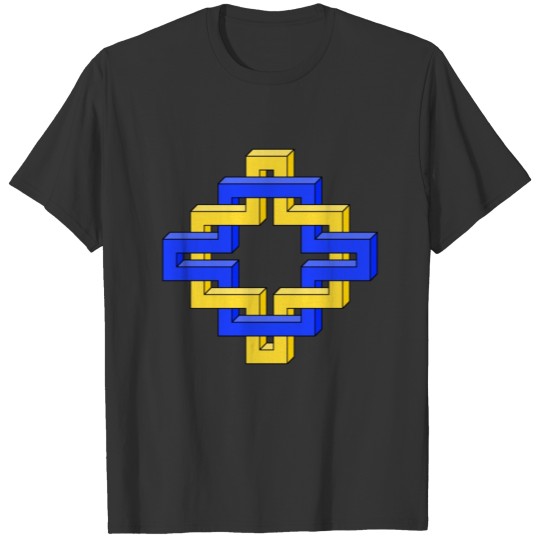 Squared Illusion No.6 T-shirt