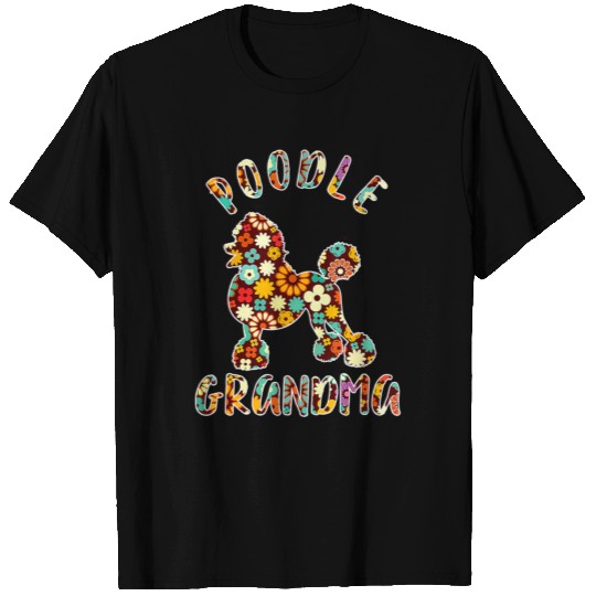 Poodle Grandma Funny Poodle Owner T Shirts
