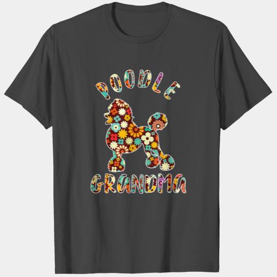 Poodle Grandma Funny Poodle Owner T Shirts