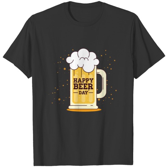 International Beer Day Celebration With Beer Mug T-shirt