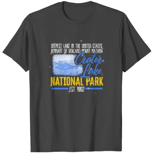Crater Lake National Park T Shirts, Oregon Mount