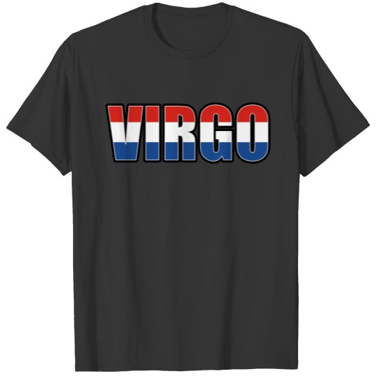 Virgo Dutch Horoscope Heritage DNA Flag T-shirt