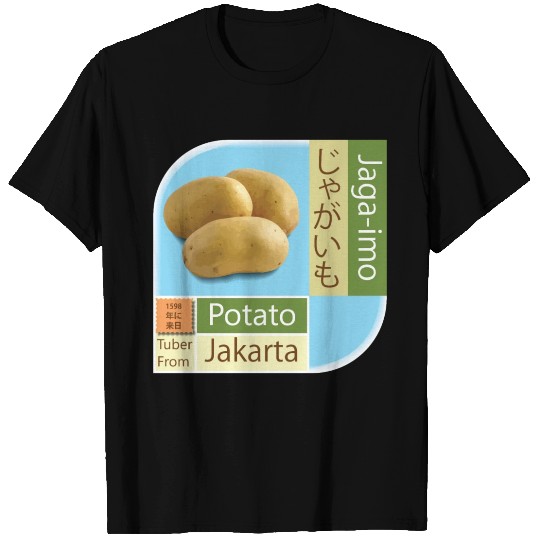 Potato Jagaimo (じゃがいも) Tuber from Jakarta Tiles T Shirts