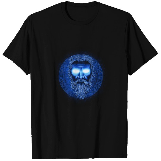 Portrait of Zeus antique God T Shirts