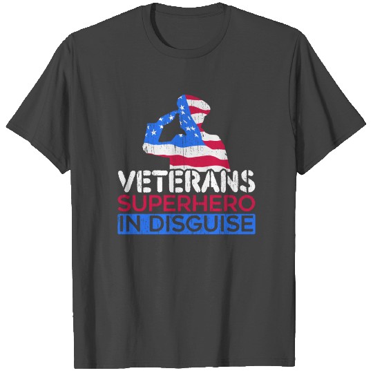 Veterans Superhero In Disguise USA Memorial Day T Shirts