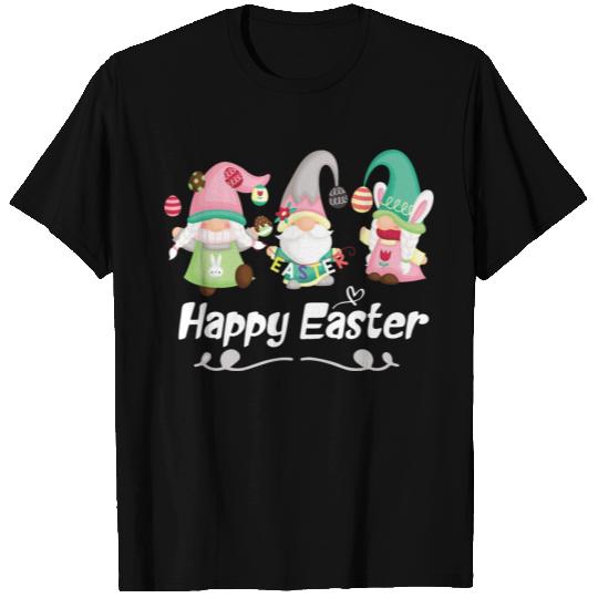 Cute Easter Gnomes Bunny Rabbit Egg Girls T Shirts