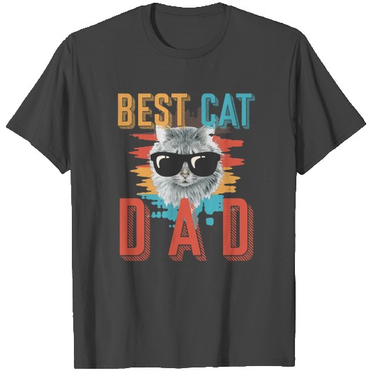 Cool cat sunglasses dad Classic T Shirts