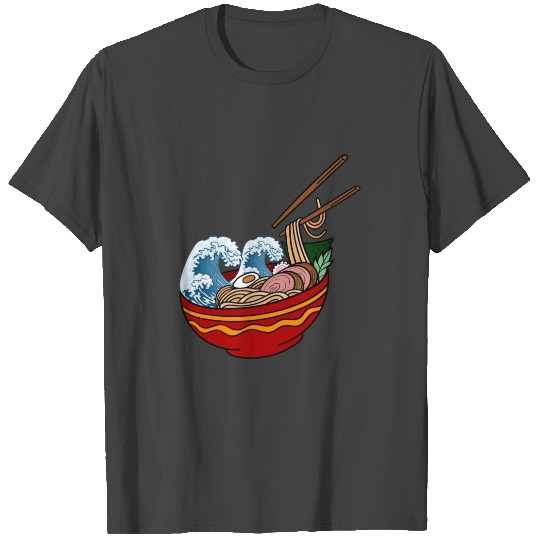 Japanese Ramen And Cats Anime Japan T Shirts