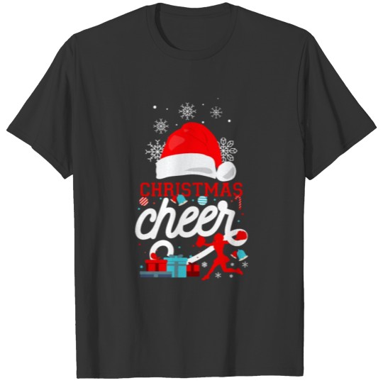 Cheer Cheerleading Christmas Cheer T-shirt