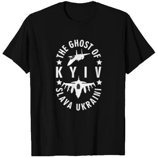 The Ghost Of Kyiv Slava Ukraini T Shirts