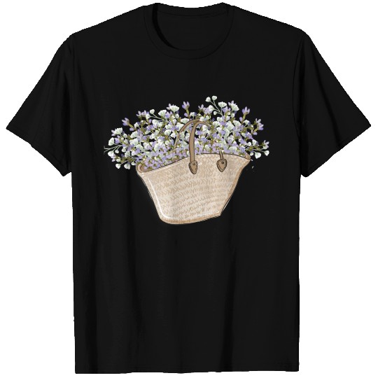 Basket of Lavender T Shirts