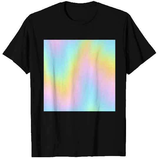 Pastel Rainbow Abstract Gradient T Shirts