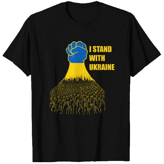 I Stand With Ukraine Support UKRAINE T Shirts