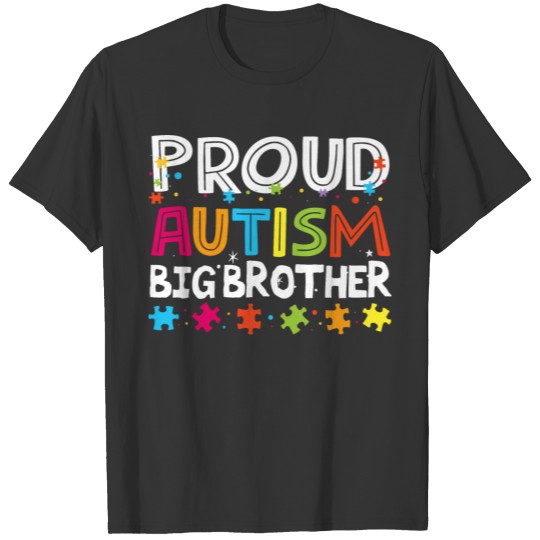 Proud Autism Big Brother Awareness Family Matching T-shirt