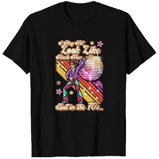 Funny 70s Disco T Shirts Men, 1970s Disco T Shirts, Disc