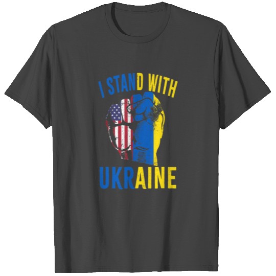 I stand with Ukraine Stop Ukraine War T Shirts