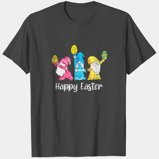 Women Kids Men Happy Easter Bunny Gnomes T Shirts