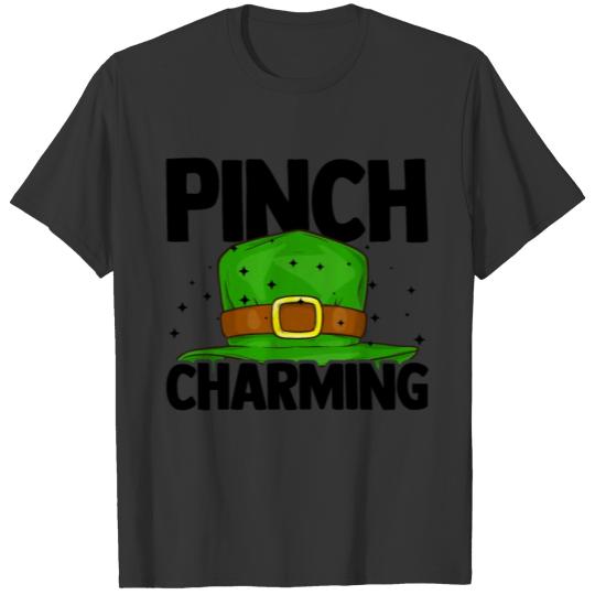 Pinch Charming St. Patricks Day Ireland Shamrock I T-shirt