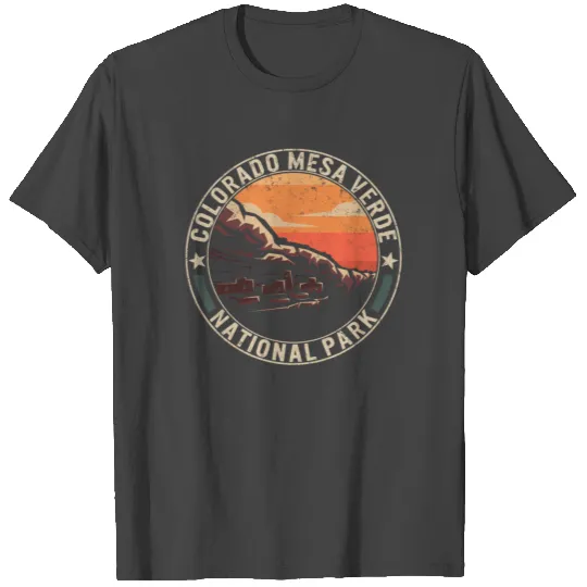 Colorado Mesa Verde National Park, Vintage Retro T Shirts