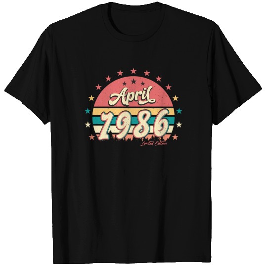 Born April 1986 Funny T Shirts