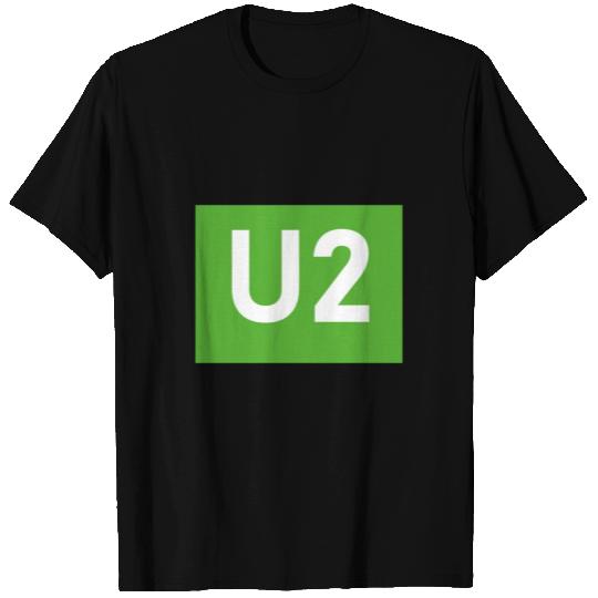 Berlin U Bahn Line Symbols U2 T Shirts