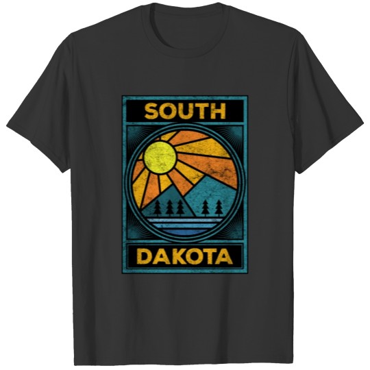 South Dakota SD Mountain Sunset Landscape Nature T-shirt