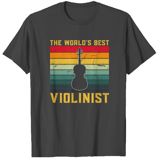 Retro Vintage Style Viola Violin - Worlds Best T Shirts