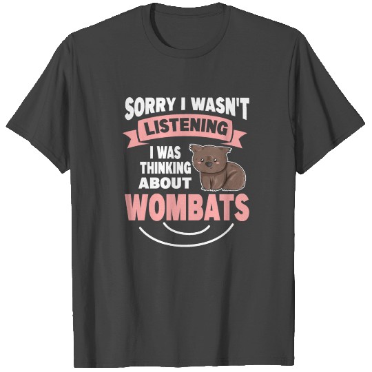Marsupial Wombat Design for a Wombat Expert T Shirts