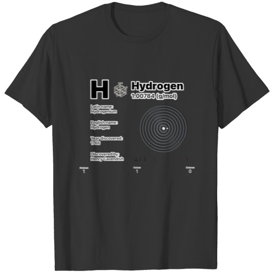 Hydrogen - The periodic table T-shirt