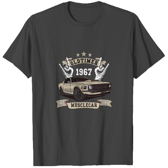 Classic muscle car vintage retro style 1967 T Shirts