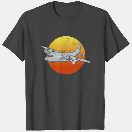 Flying C-130 Retro Military Airplane C130 Hercules T Shirts