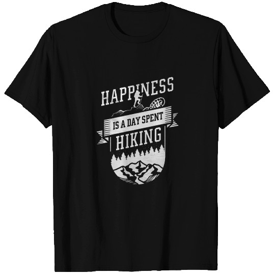 happiness is a day spent hiking T Shirts