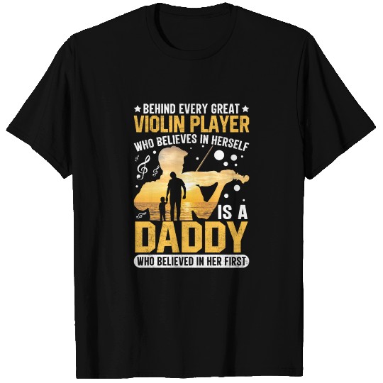Behind Every Great Violin Player Viola Lover T Shirts