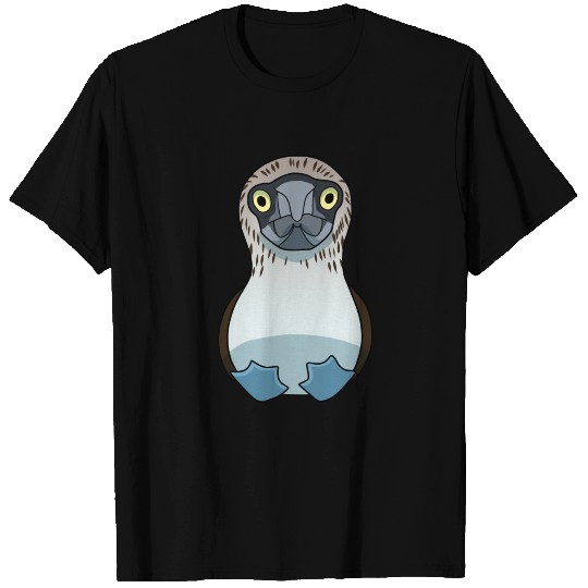 Funny Sitting Blue-Footed Booby Bird T Shirts