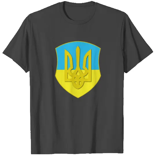 Ukrainian Coat Of Arms Ukraine Trident Emblem T Shirts