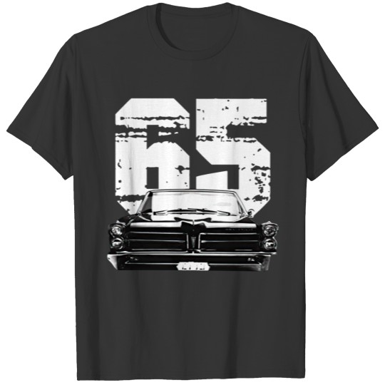1965 Pontiac Bonneville Front View Silhouette T-shirt