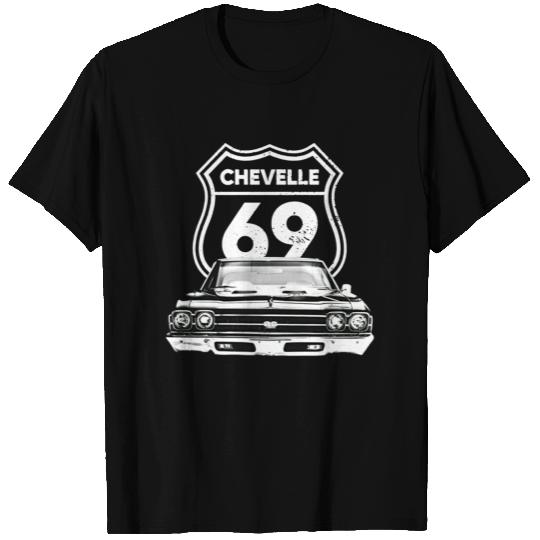 1969 Chevy Chevelle Front Grill View with Highway T Shirts