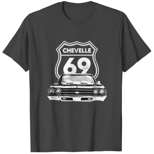 1969 Chevy Chevelle Front Grill View with Highway T Shirts