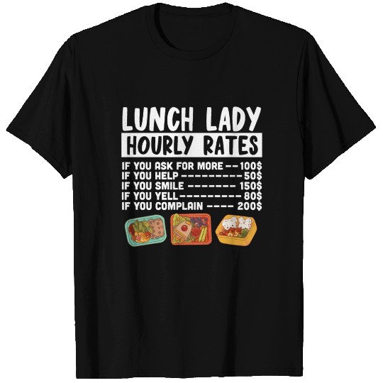 School Cafeteria Worker Lunch Lady T Shirts